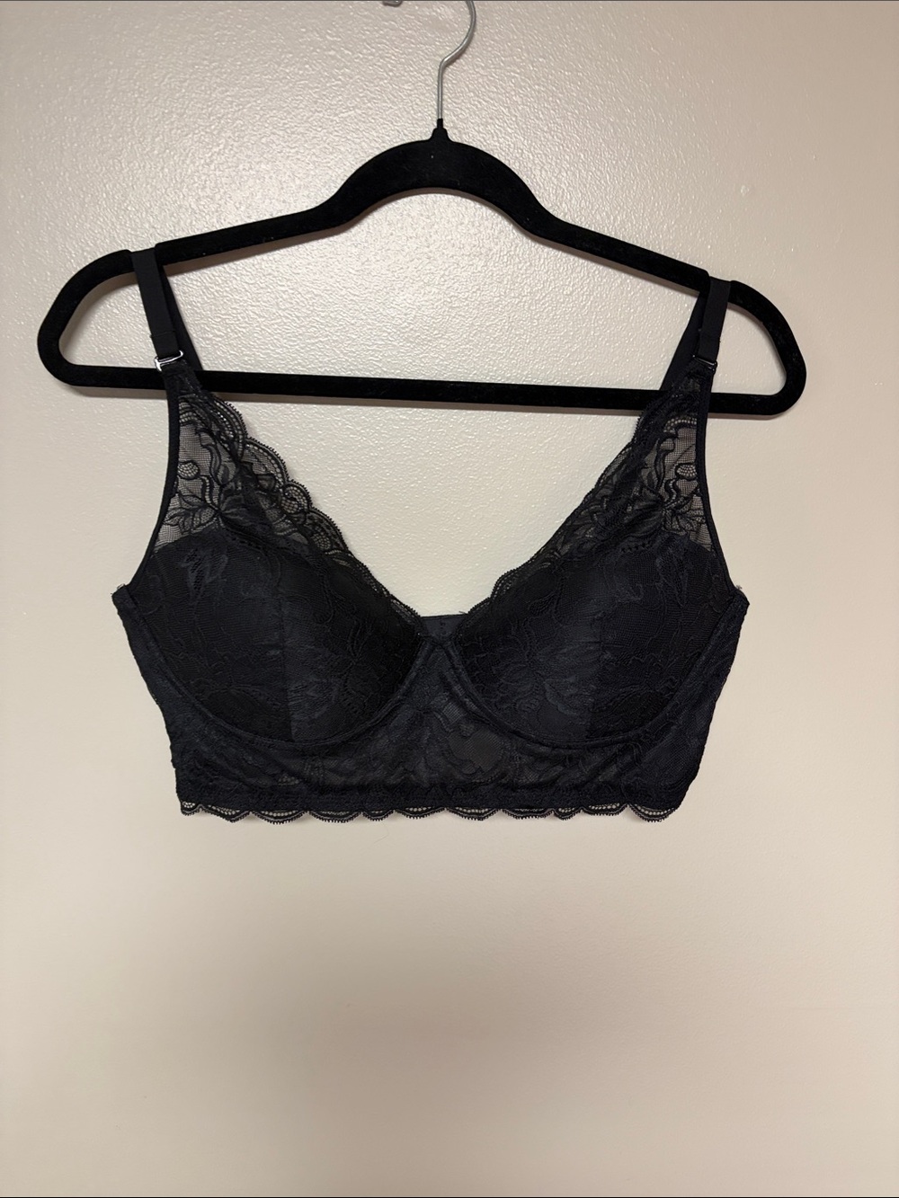 Maidenform Black Lace No Underwire Bra